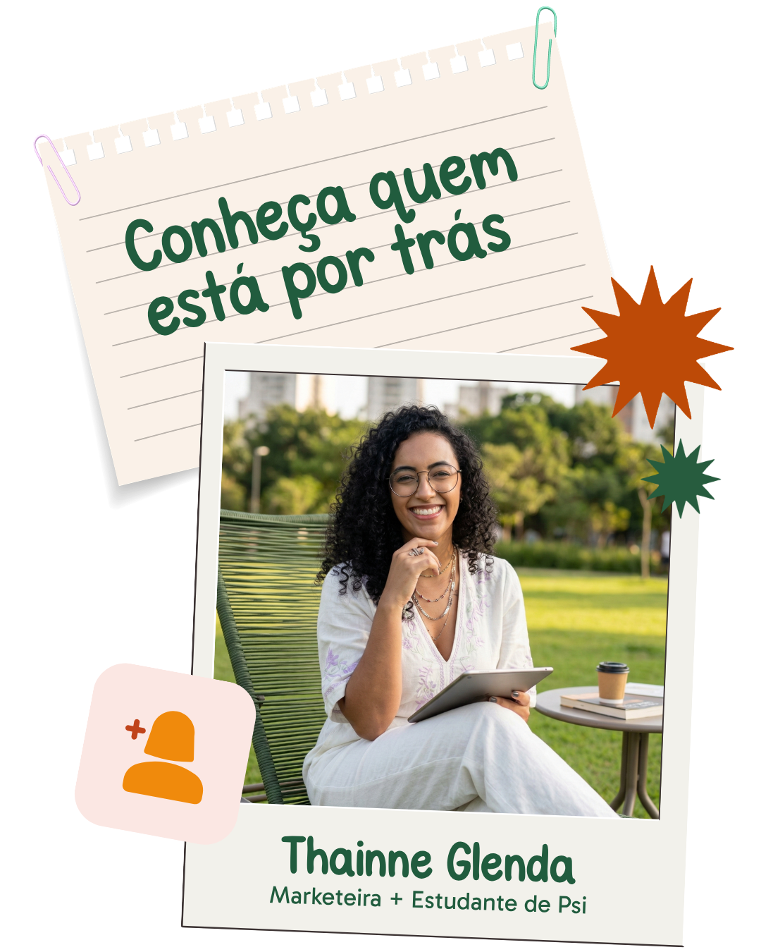 Thainne Glenda, marketeira e estudante de Psicologia
